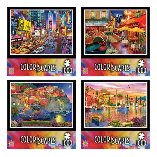 Assorted MasterPieces® Colorscapes™ Linen Jigsaw Puzzle